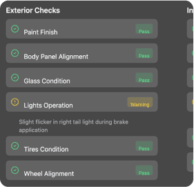 Color-coded scores & recommendations